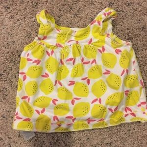 Carters infant girls top w/ lemon graphic